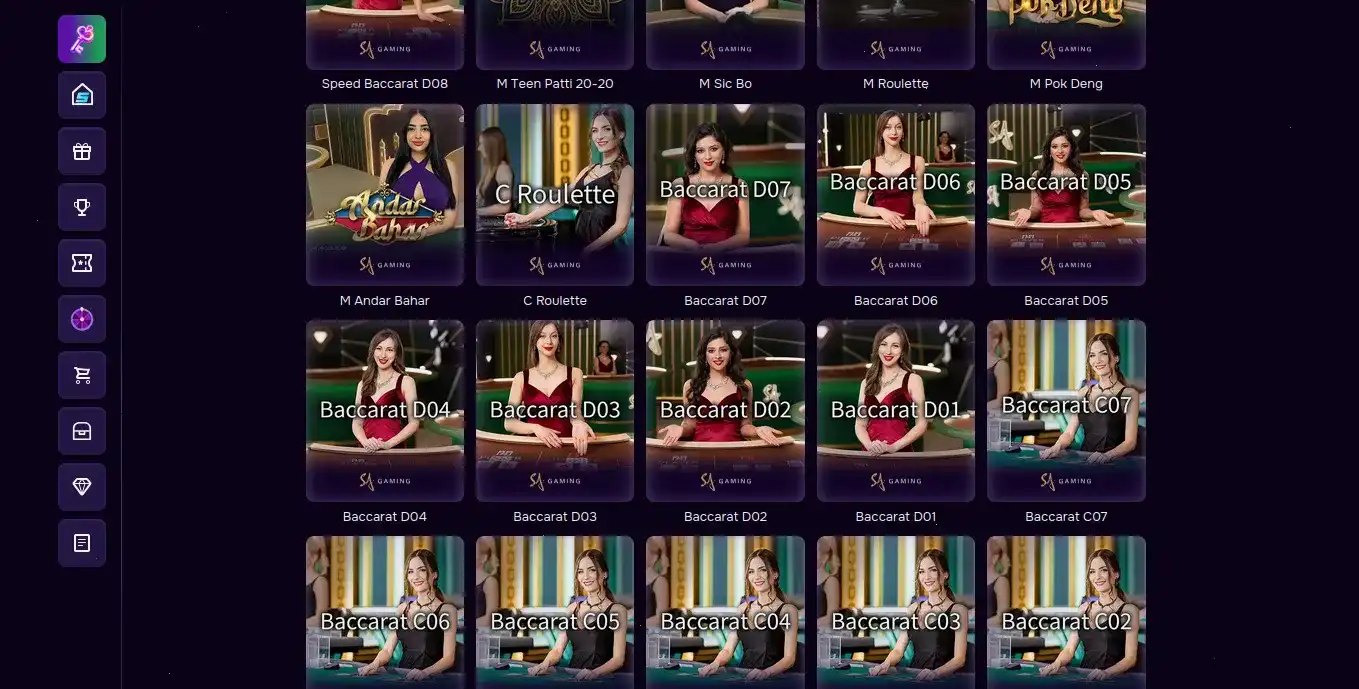 Интерфейс казино Волна на мобильном телефоне